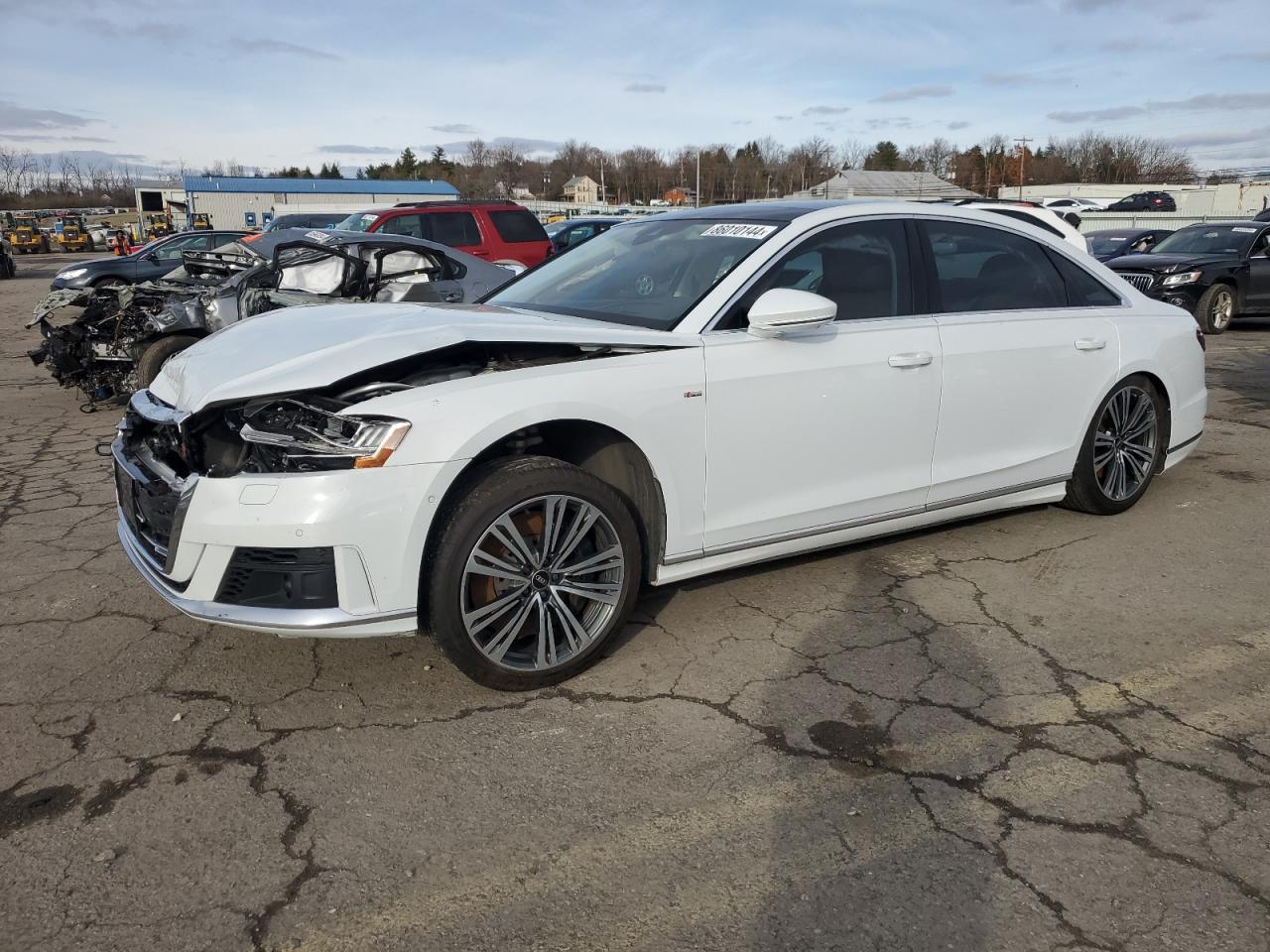 2021 Audi A8, VIN WAU8EAF85MN025943 — Front end