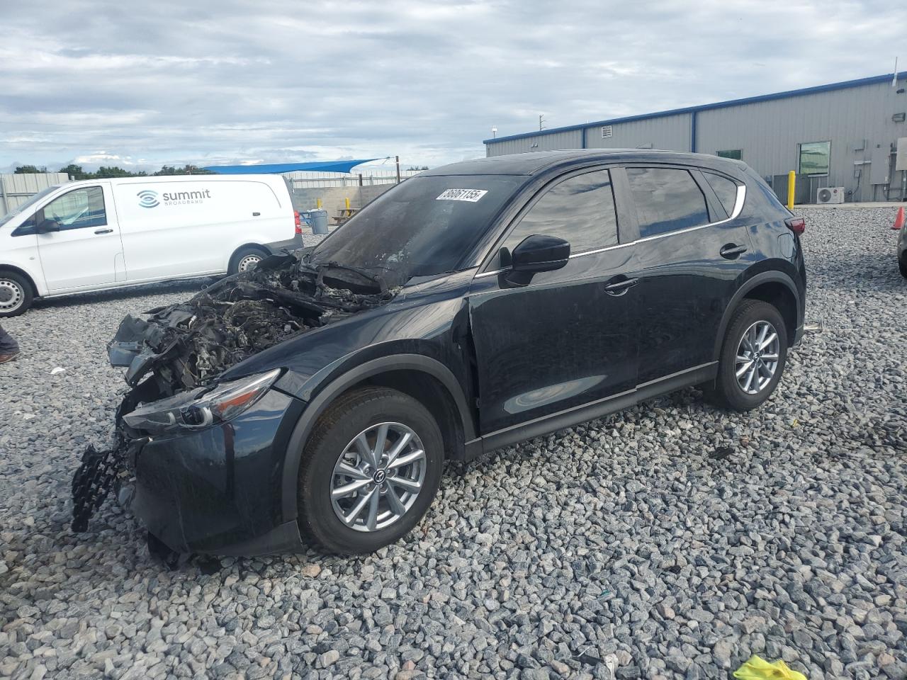 2023 Mazda CX-5 S Preferred, VIN JM3KFBCM2P0262573 — Engine fire