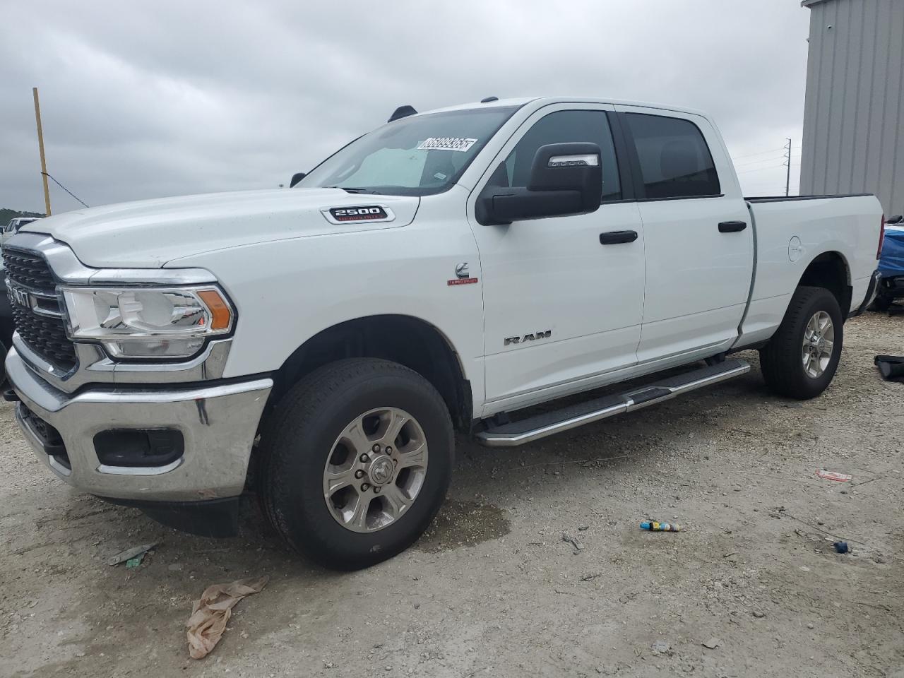 2024 Ram 2500 Big Horn, VIN 3C6UR5DL3RG343538 — Повреждение рамы