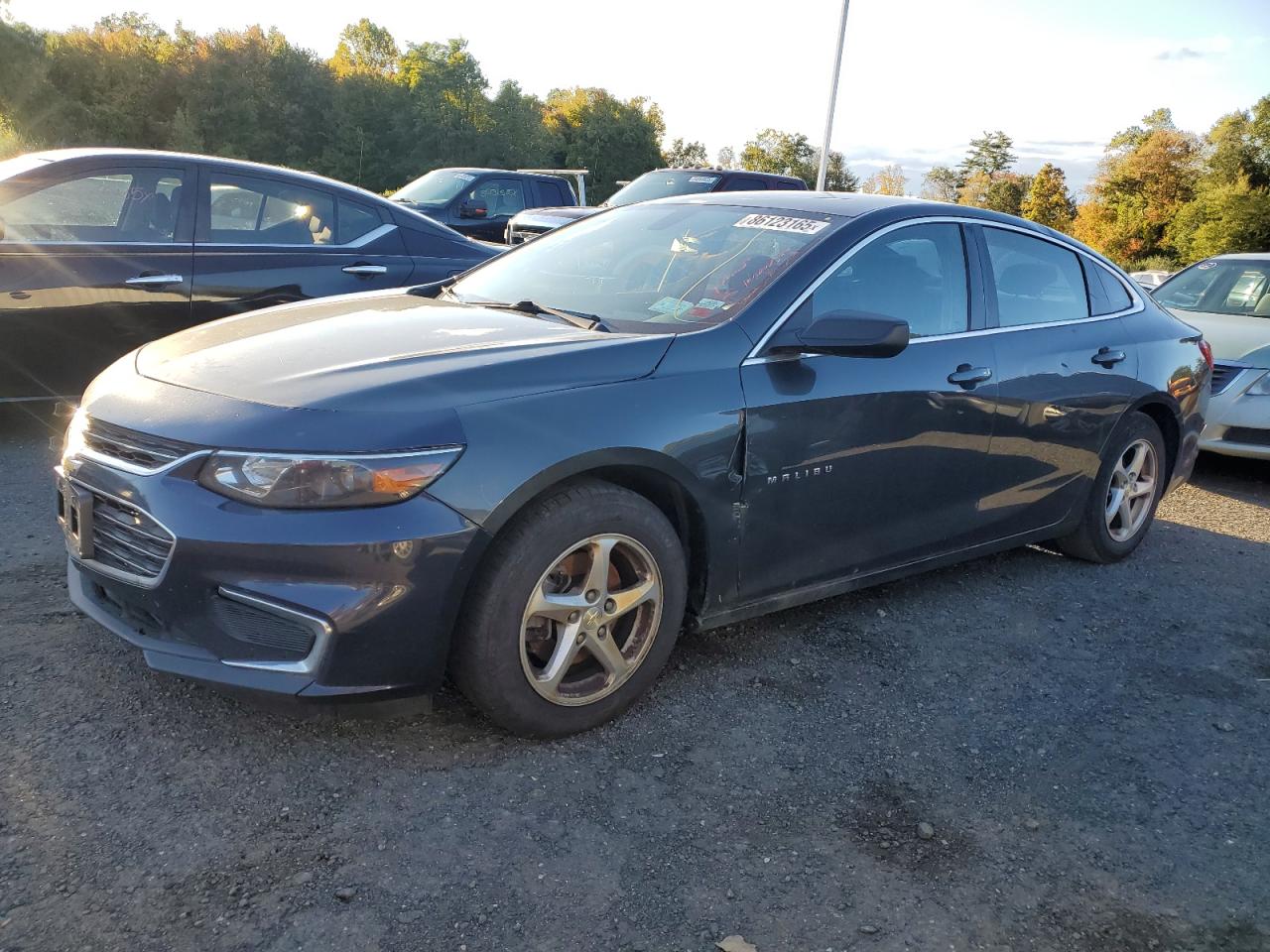 2017 Chevrolet Malibu LS, VIN 1G1ZB5ST3HF130118 — Minor dents and scratches