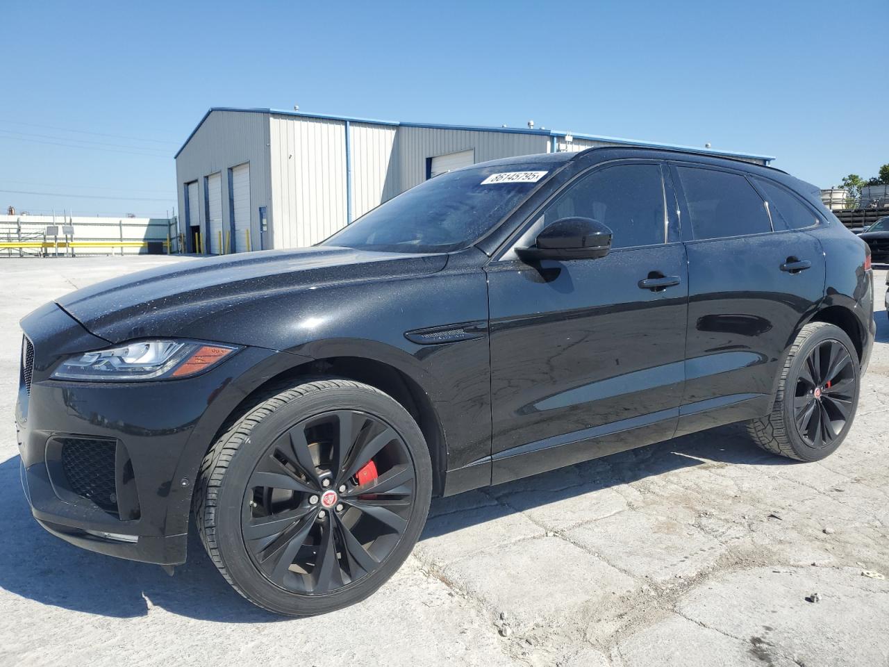 2017 Jaguar F-Pace S, VIN SADCM2BV6HA897521 — Rear end