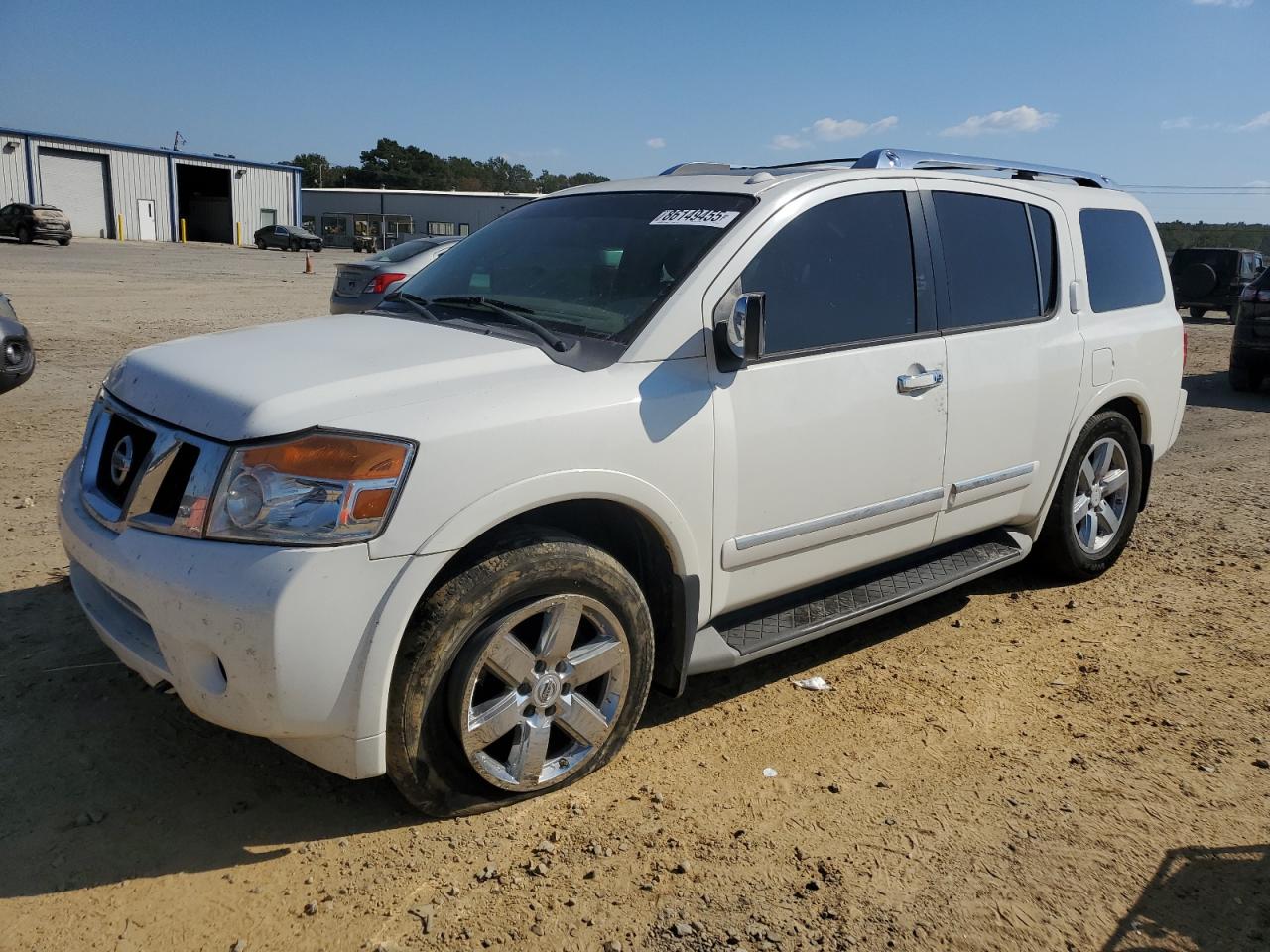 2012 Nissan Armada Platinum, VIN 5N1BA0NF7CN605462 — Side