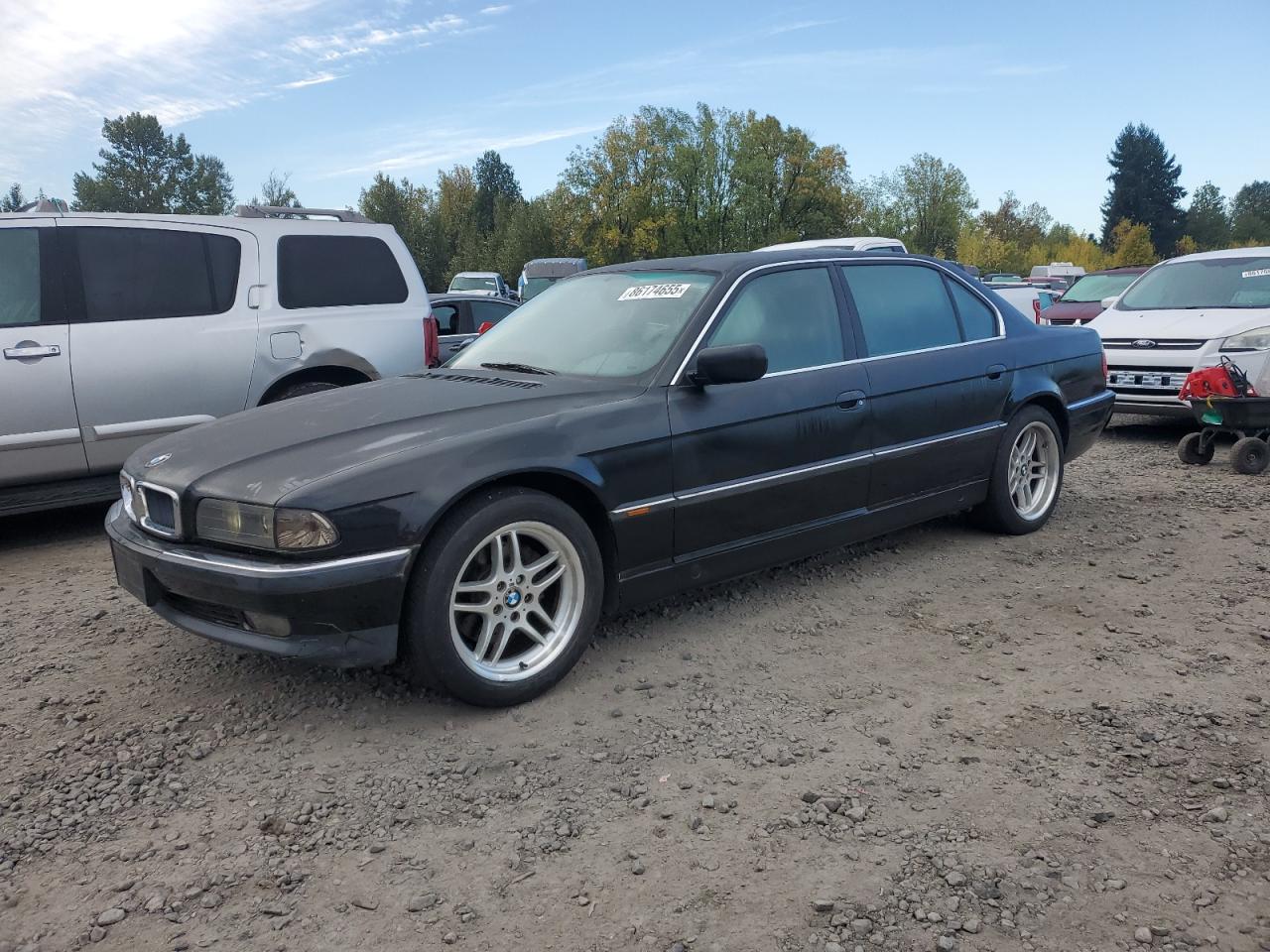 1998 BMW 7 Series 740iL, VIN WBAGJ8329WDM19325 — Minor dents and scratches