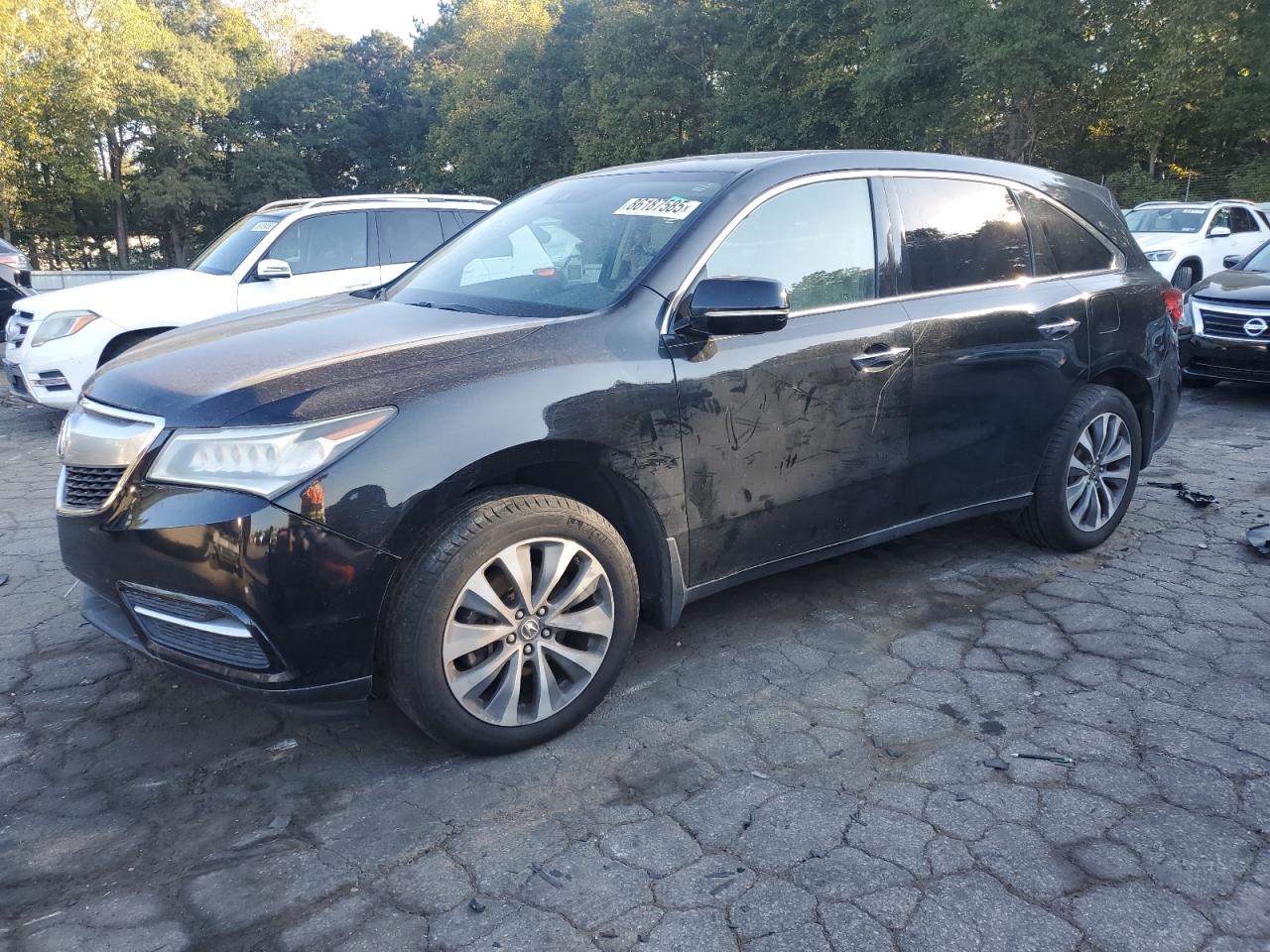 2016 Acura MDX Technology, VIN 5FRYD3H42GB016968 — Side