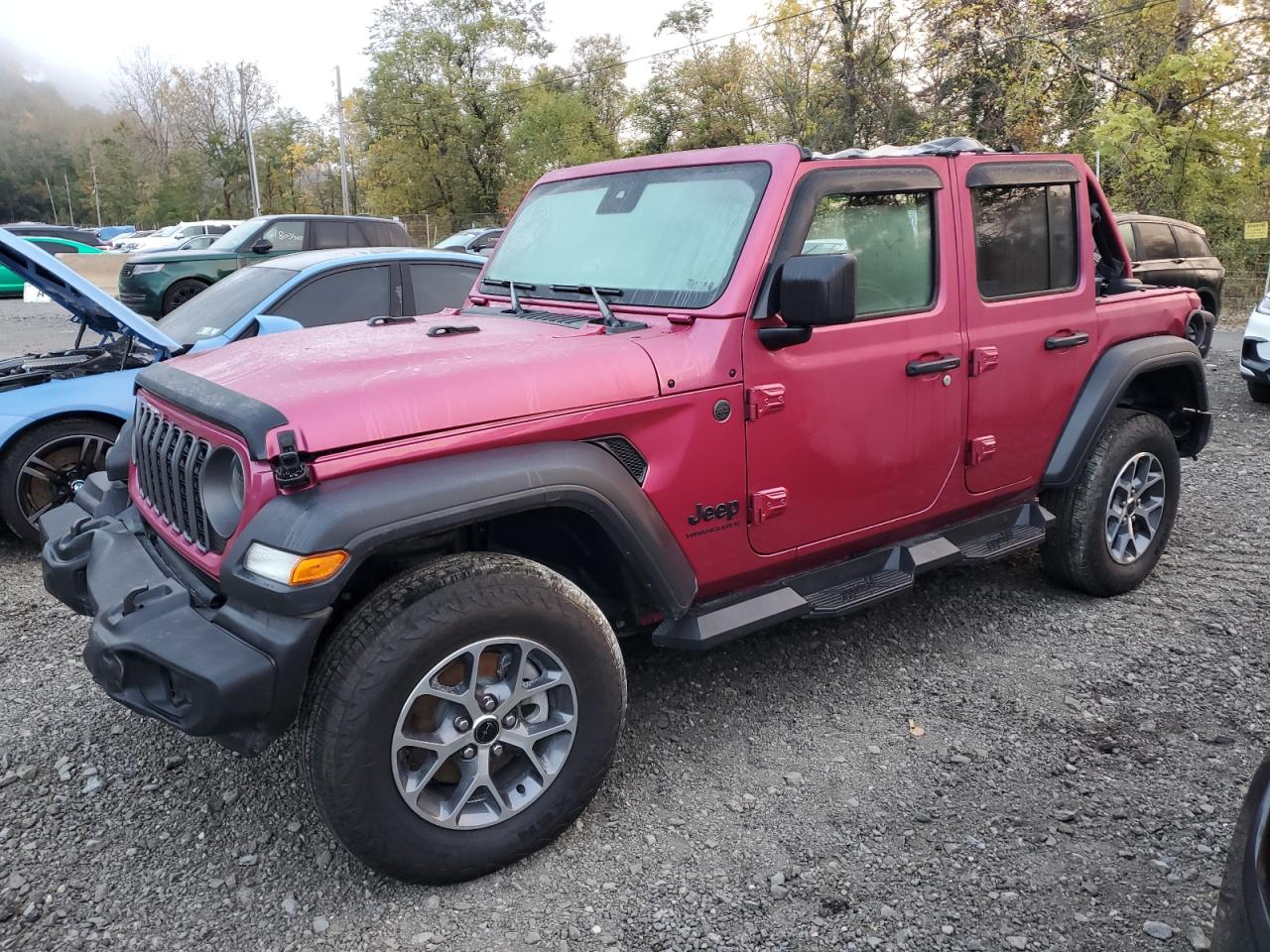 2024 Jeep Wrangler Sport S, VIN 1C4PJXDG4RW338863 — Зад