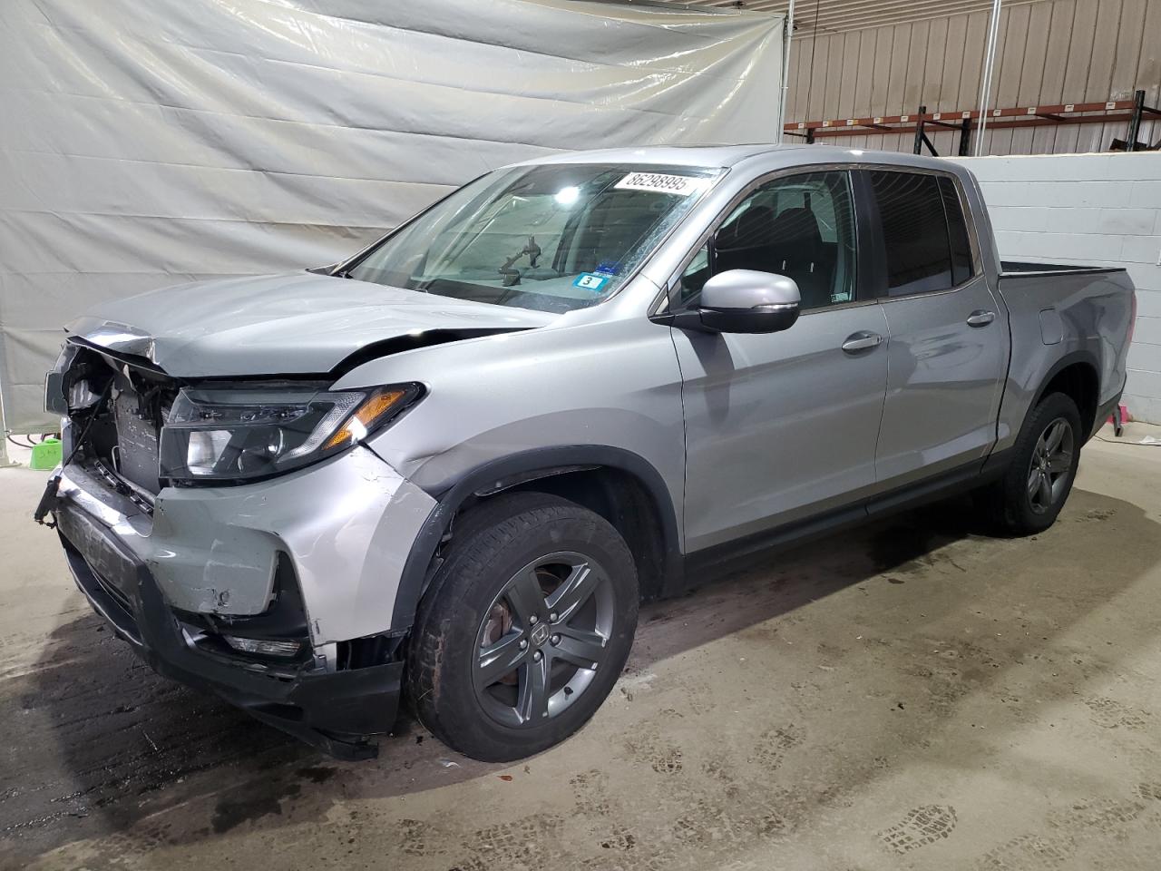 2023 Honda Ridgeline RTL, VIN 5FPYK3F58PB024325 — Front end