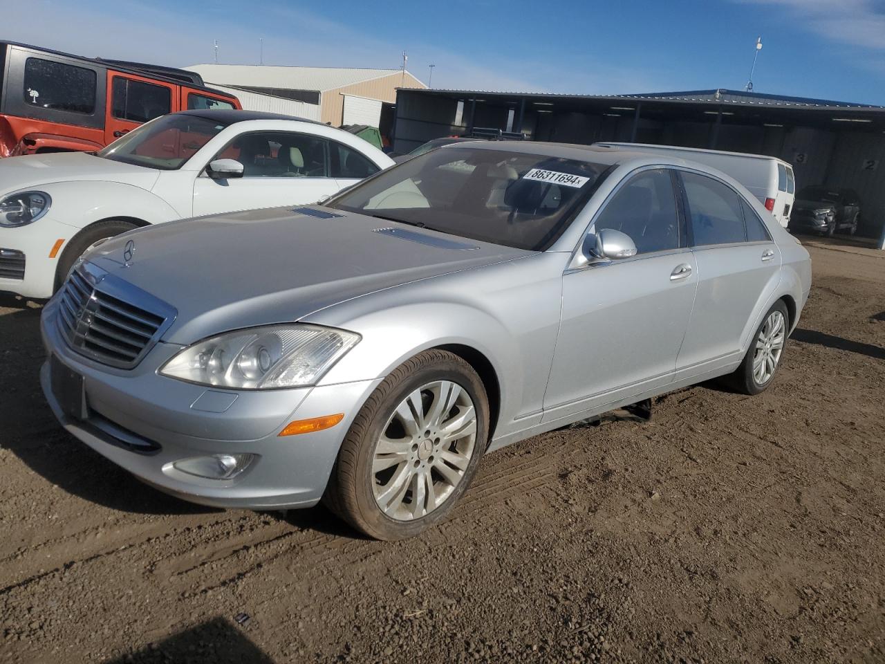 2008 Mercedes-Benz S 550, VIN WDDNG86X78A173451 — Front end