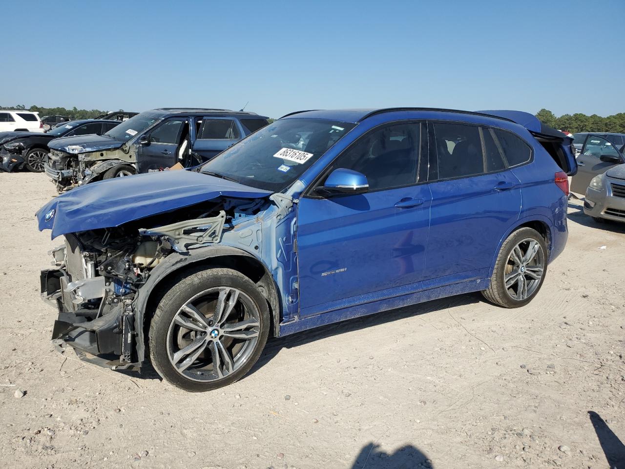 2018 BMW X1 sDrive28i, VIN WBXHU7C36J5H40149 — Frame damage