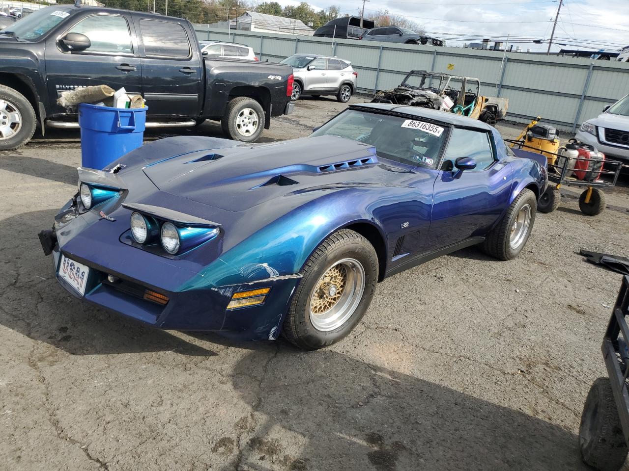 1980 Chevrolet Corvette, VIN 1Z876AS438370 — Front end