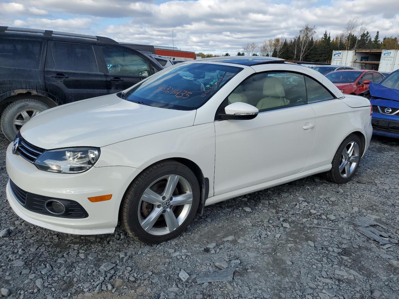 2012 Volkswagen Eos Executive, VIN WVWFW7AH8CV021904 — Roof