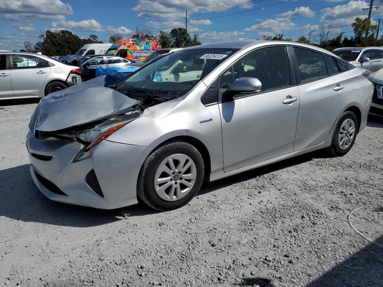 2017 Toyota Prius Two, VIN JTDKBRFU8H3570372 — Front end