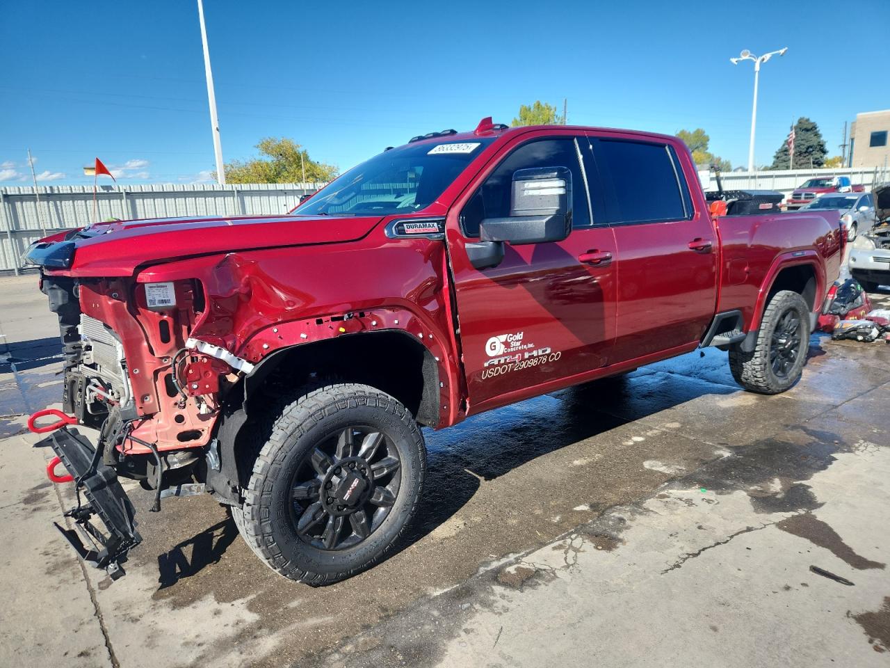 2023 GMC Sierra 2500HD AT4, VIN 1GT49PEY1PF173970 — Front end
