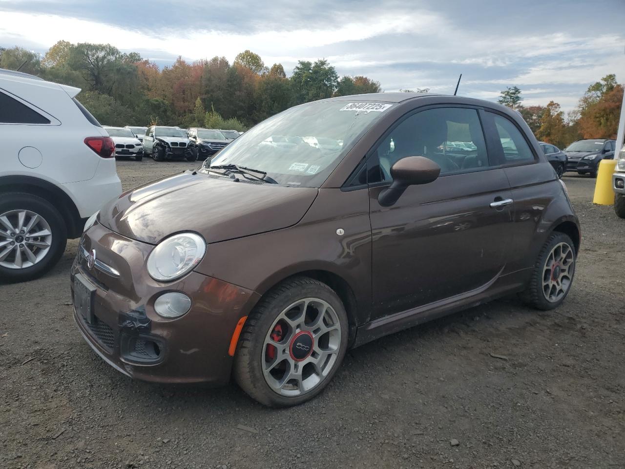 2014 FIAT 500 Sport, VIN 3C3CFFBR7ET184927 — Front end