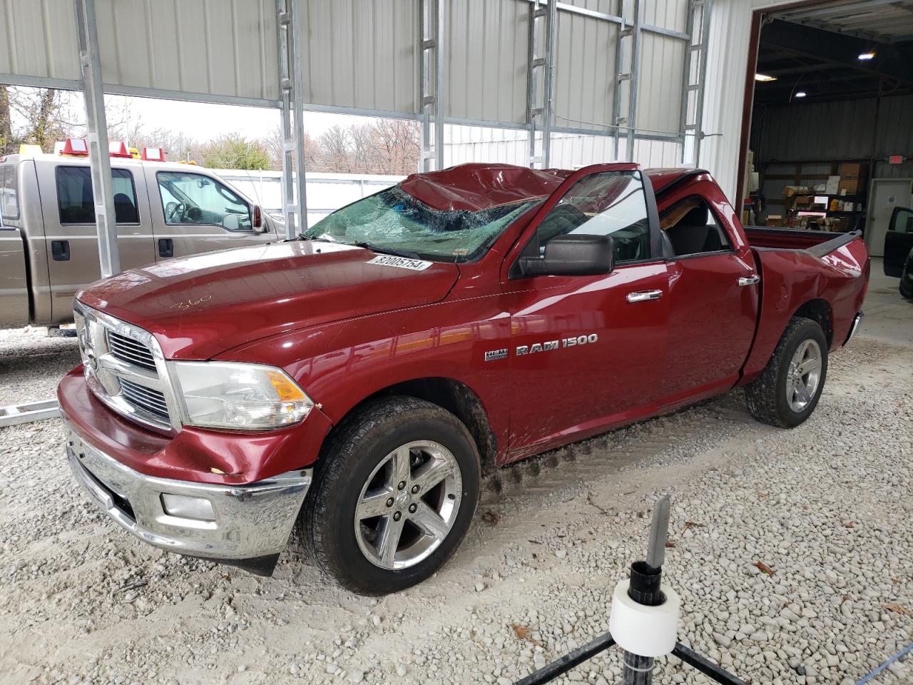 2012 Ram 1500 Big Horn, VIN 1C6RD7LT1CS342289 — Roof