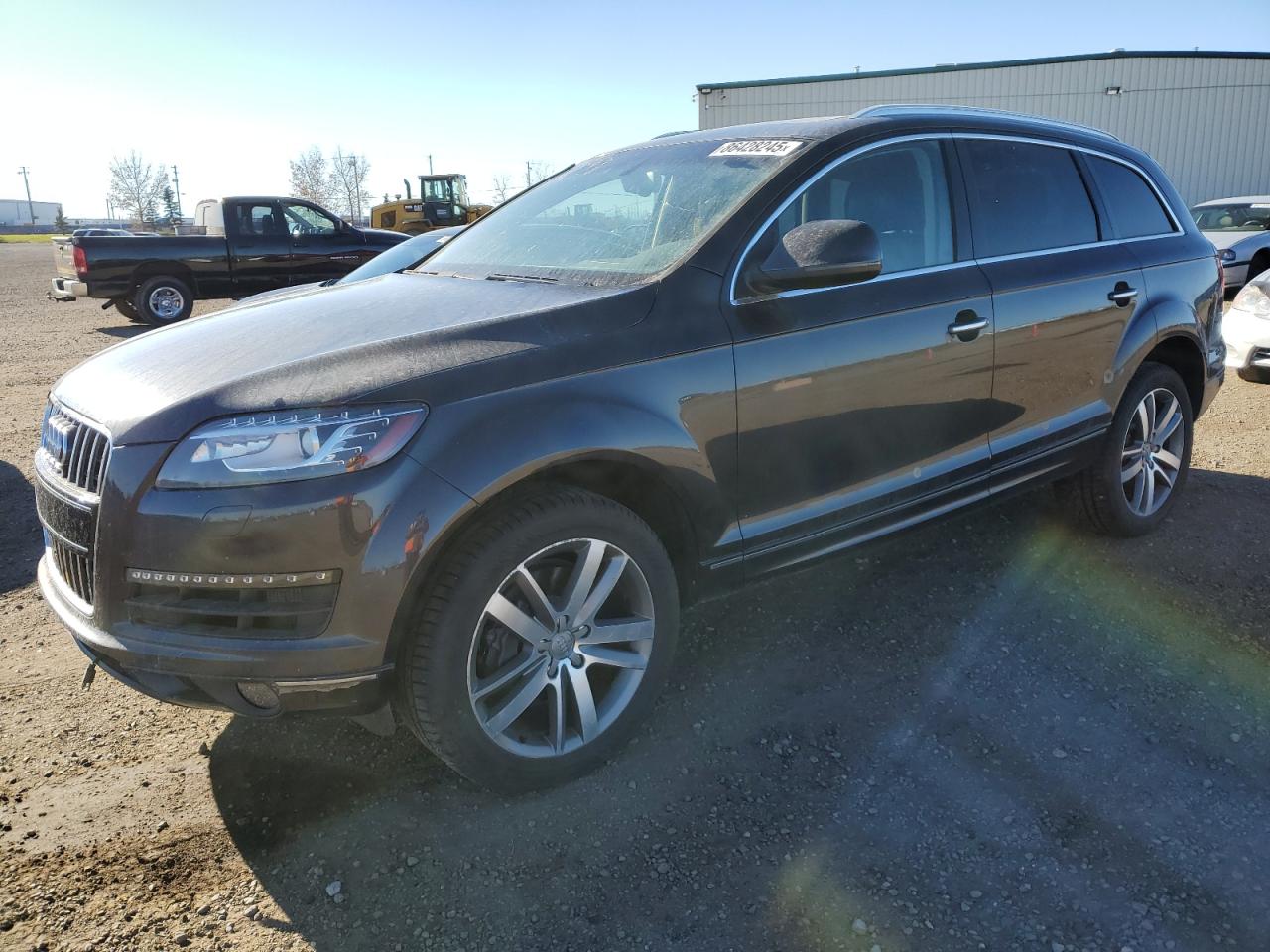 2013 Audi Q7, VIN WA1CMCFE0DD010882 — Engine fire