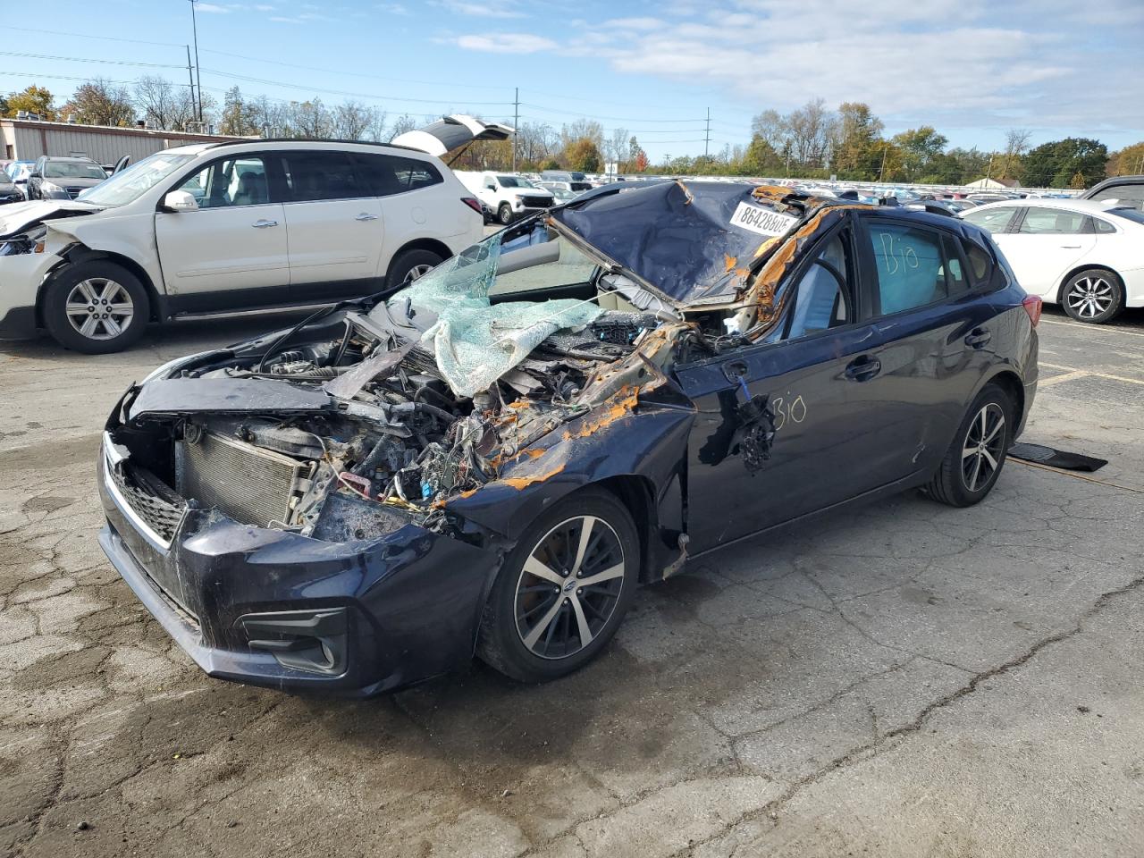 2019 Subaru Impreza Premium, VIN 4S3GTAD60K3733516 — Крыша