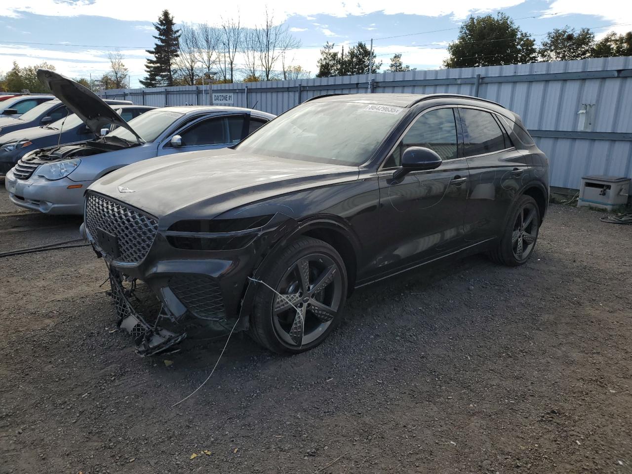 2023 Genesis GV70 Sport, VIN KMUMCDTC6PU145338 — Front end