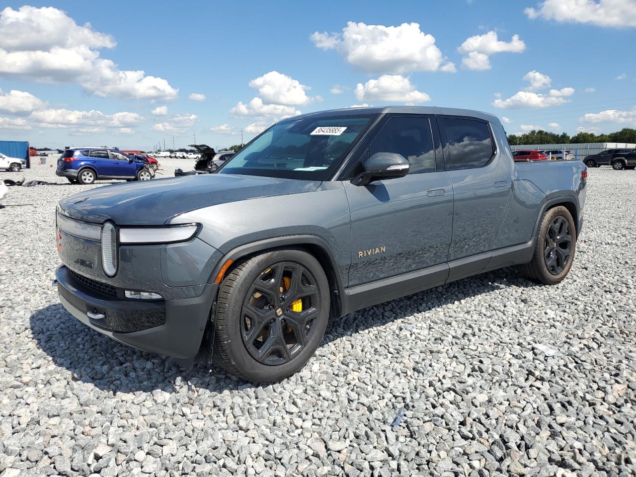 2022 Rivian R1T Adventure, VIN 7FCTGAAA5NN012073 — Stripped