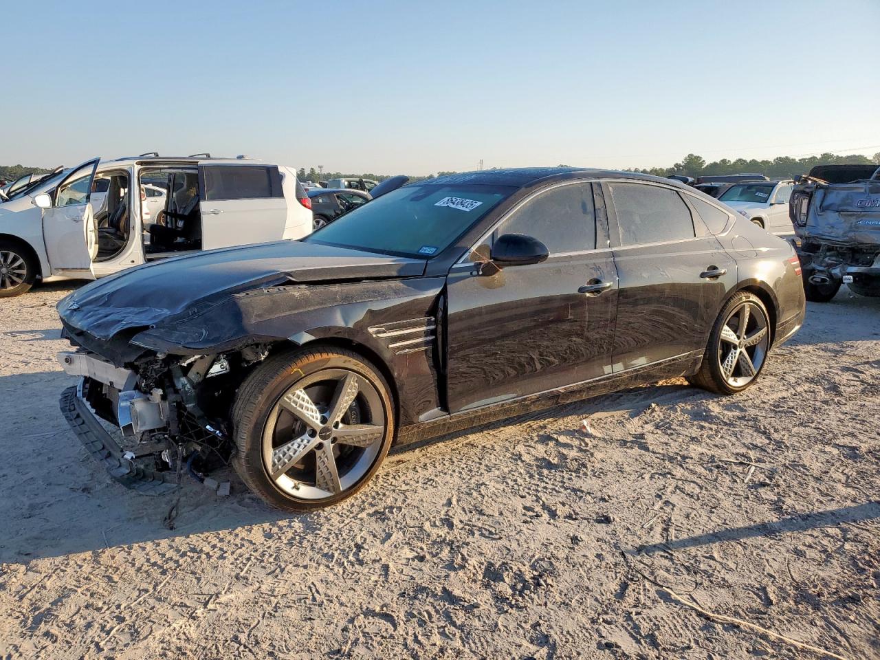 2025 Genesis G80 3.5T Sport Prestige, VIN KMTGG4SD1SU252628 — Front end