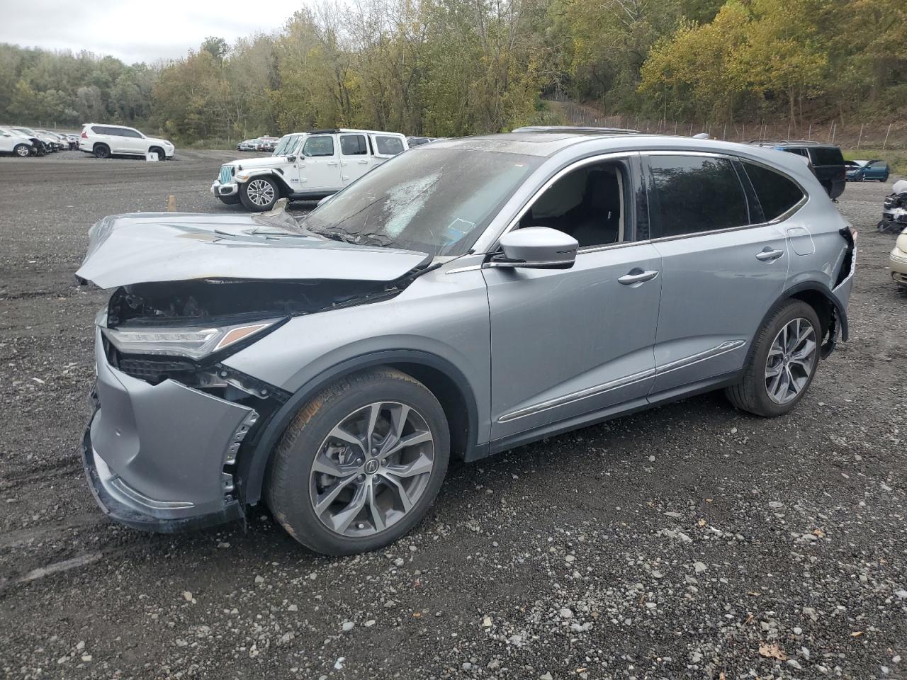 2024 Acura MDX Technology, VIN 5J8YE1H41RL010325 — Engine fire