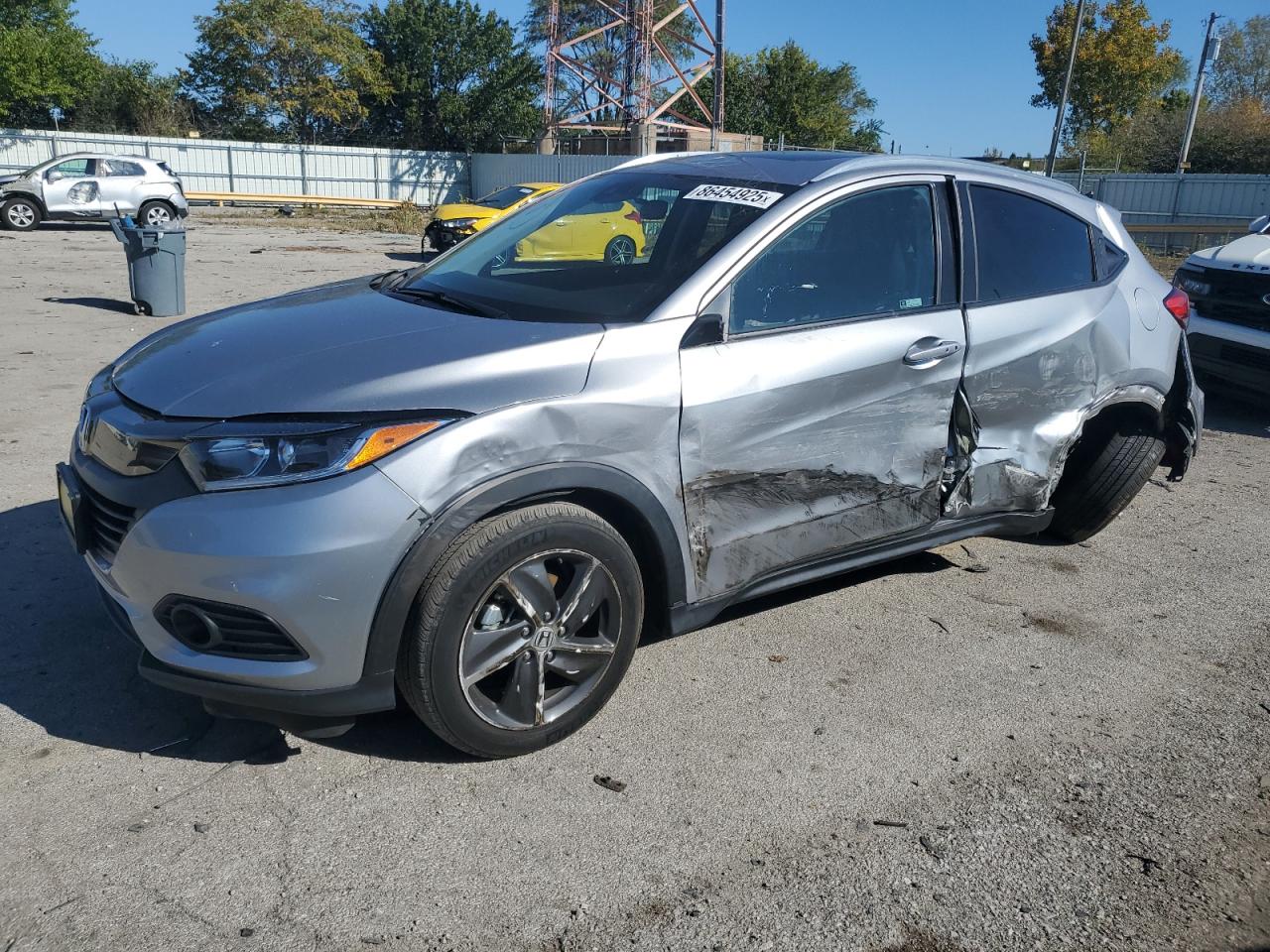 2022 Honda HR-V EX, VIN 3CZRU6H53NM760064 — Side