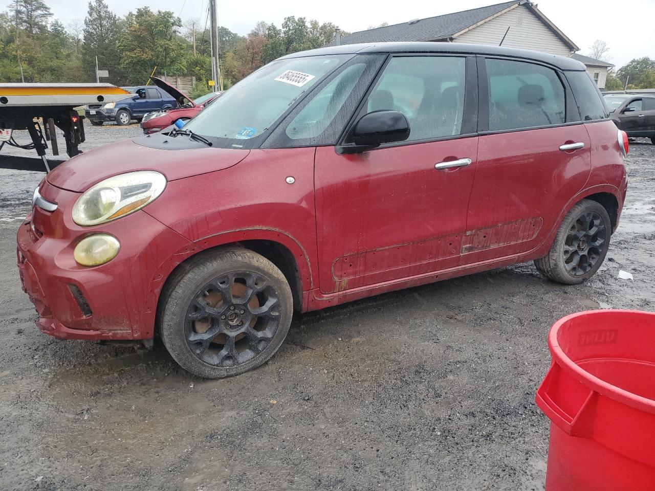 2015 FIAT 500L Urbana Trekking, VIN ZFBCFADH3FZ033583 — Water / flood