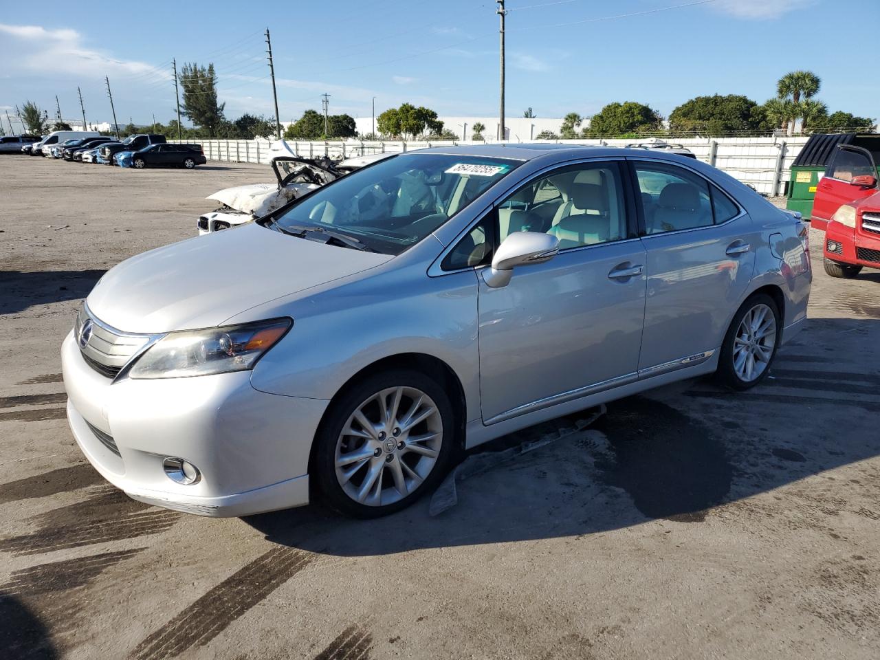 2011 Lexus HS 250h, VIN JTHBB1BAXB2047315 — Water / flood