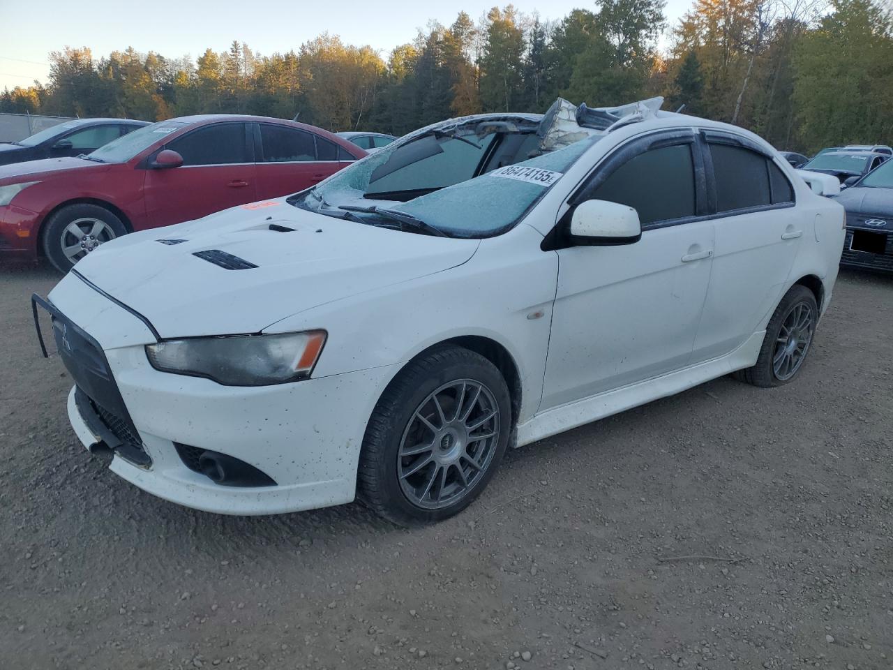 2011 Mitsubishi Lancer Ralliart, VIN JA32V6FV6BU612388 — Roof