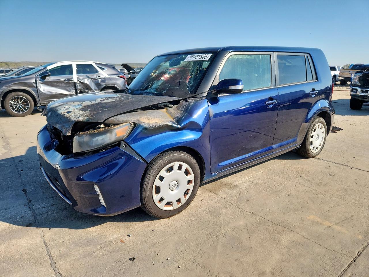2015 Scion xB, VIN JTLZE4FE2FJ068066 — Engine fire