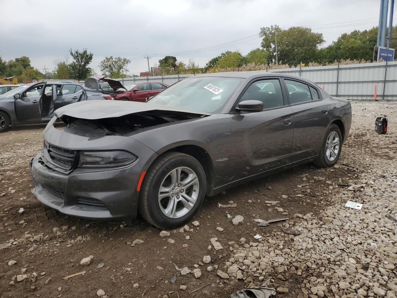 2020 Dodge Charger SXT, VIN 2C3CDXBG3LH144103 — Frame damage
