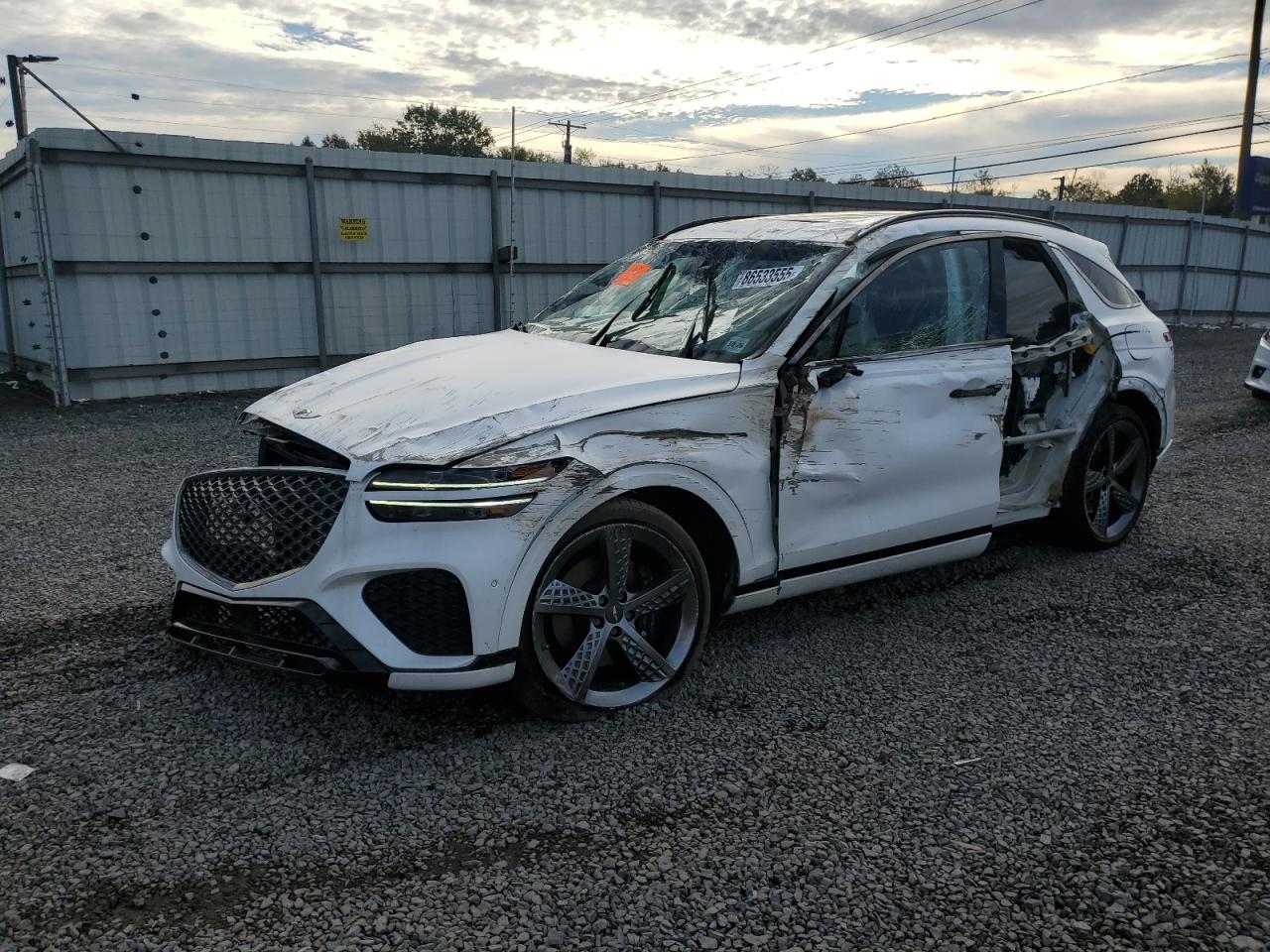 2022 Genesis GV70 Sport, VIN KMUMCDTC3NU035280 — Rollover