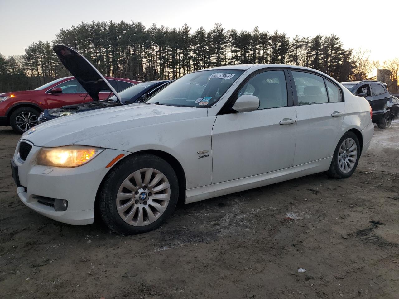 2009 BMW 3 Series 328i xDrive, VIN WBAPK535X9A512222 — Undercarriage