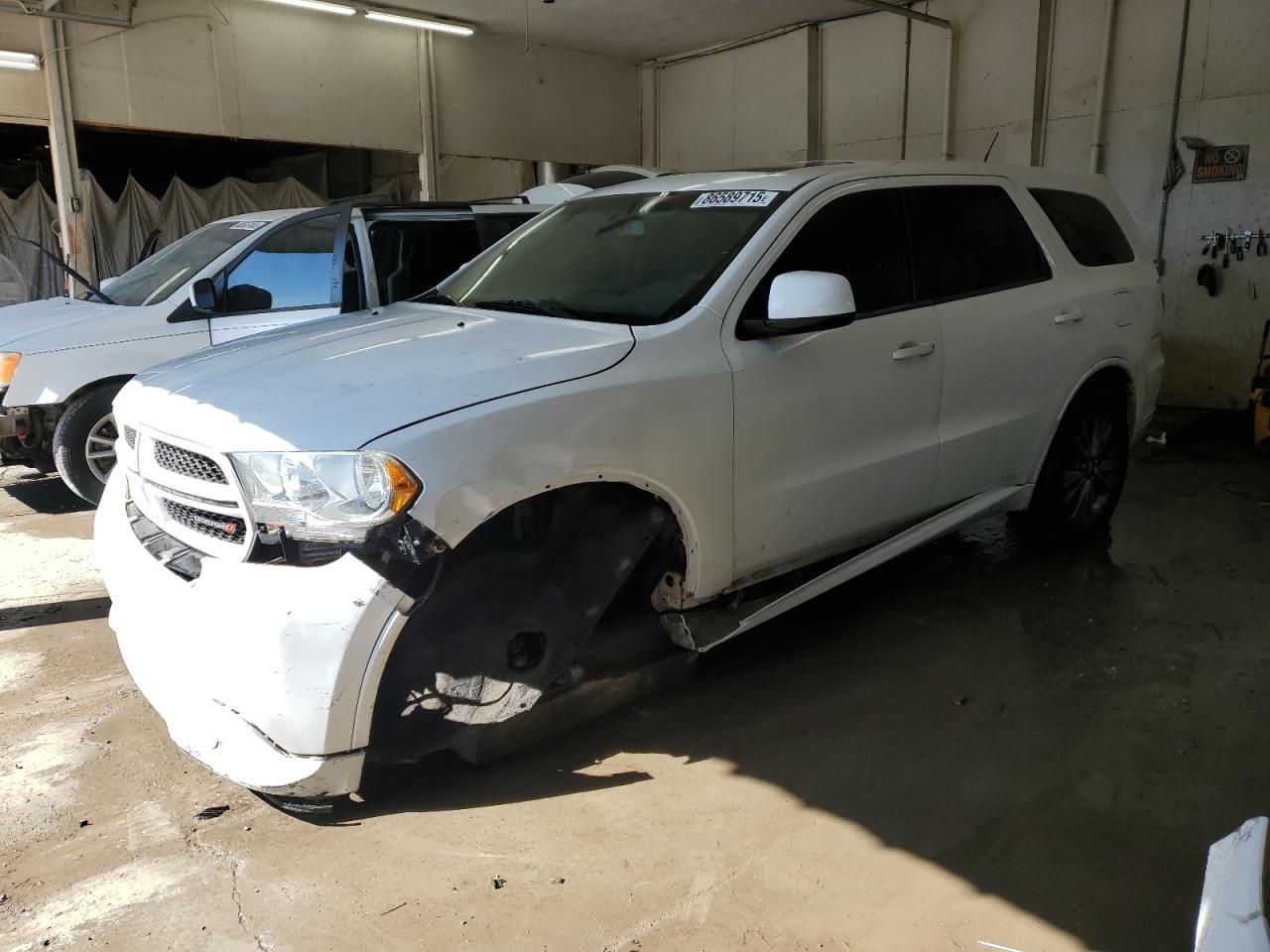 2013 Dodge Durango SXT, VIN 1C4RDJAG6DC572322 — Front end
