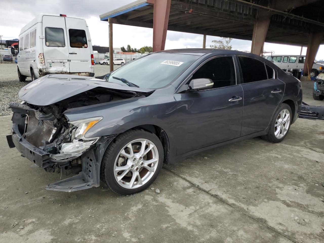2012 Nissan Maxima SV, VIN 1N4AA5APXCC860183 — Перед