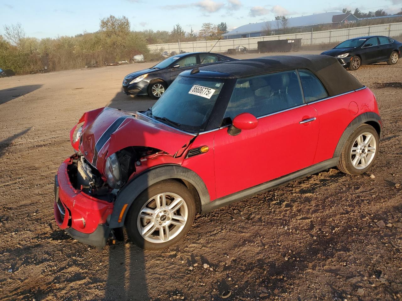 2012 MINI Convertible, VIN WMWZN3C5XCT133950 — Front end