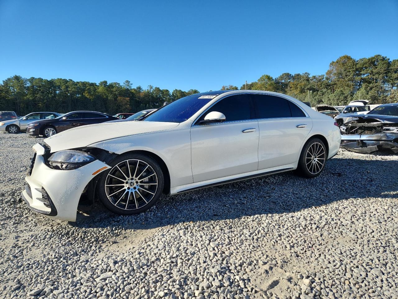 2021 Mercedes-Benz S 580, VIN W1K6G7GB8MA019150 — Front end
