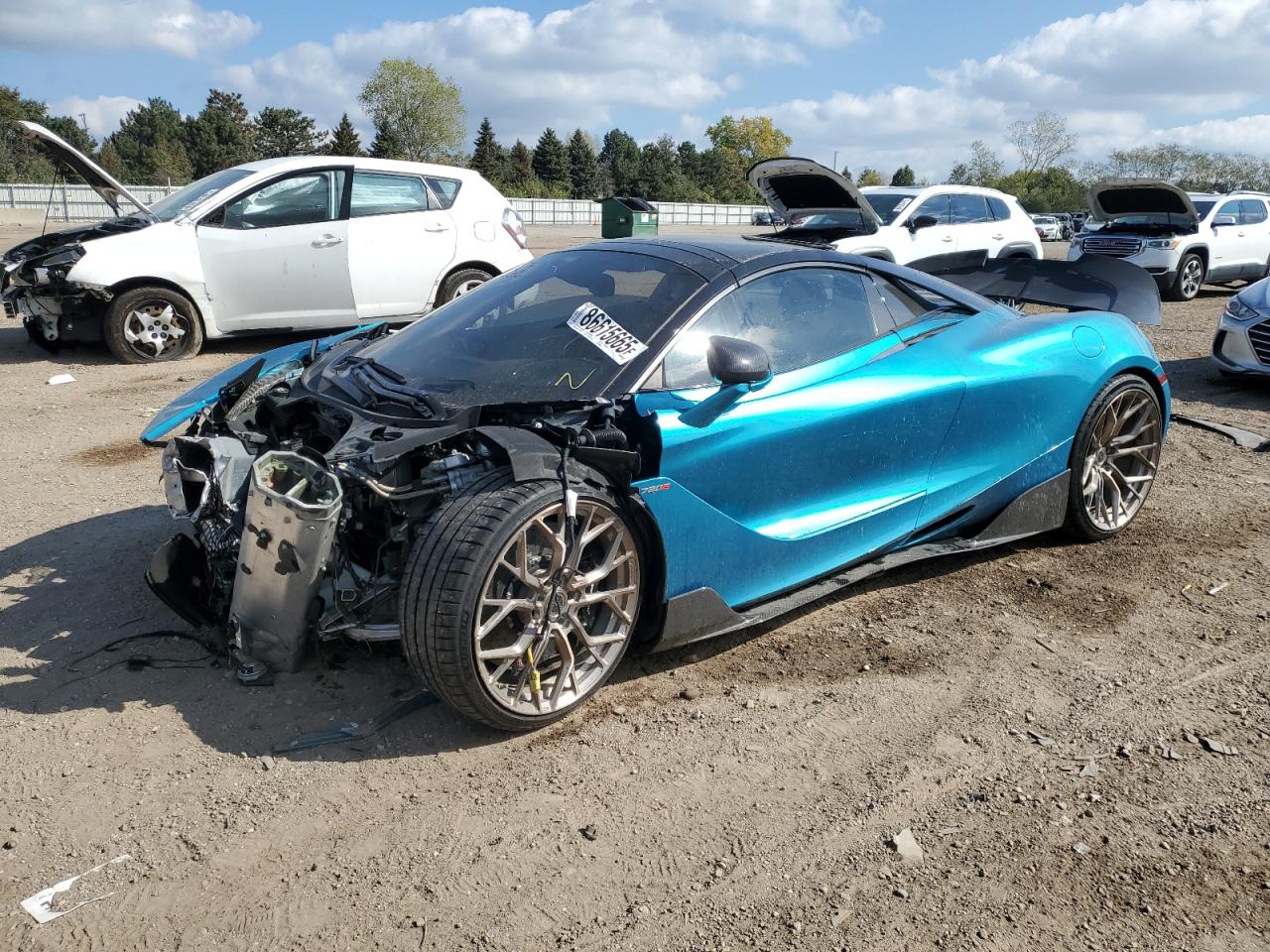 2020 McLaren 720S, VIN SBM14FCAXLW004064 — Front end
