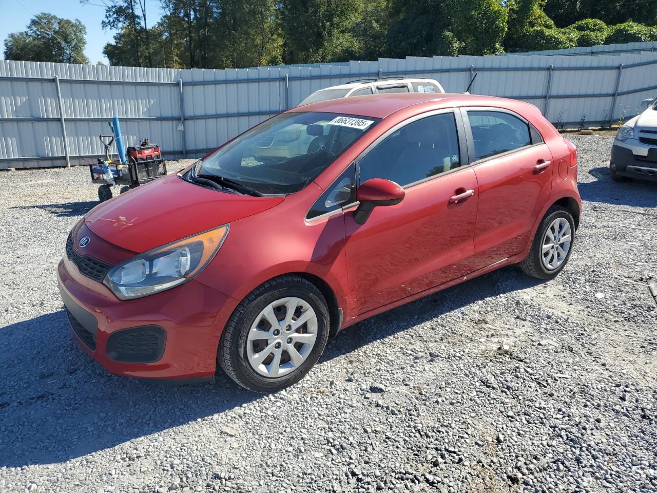 2014 Kia Rio LX, VIN KNADM5A30E6417714 — Prior damage history