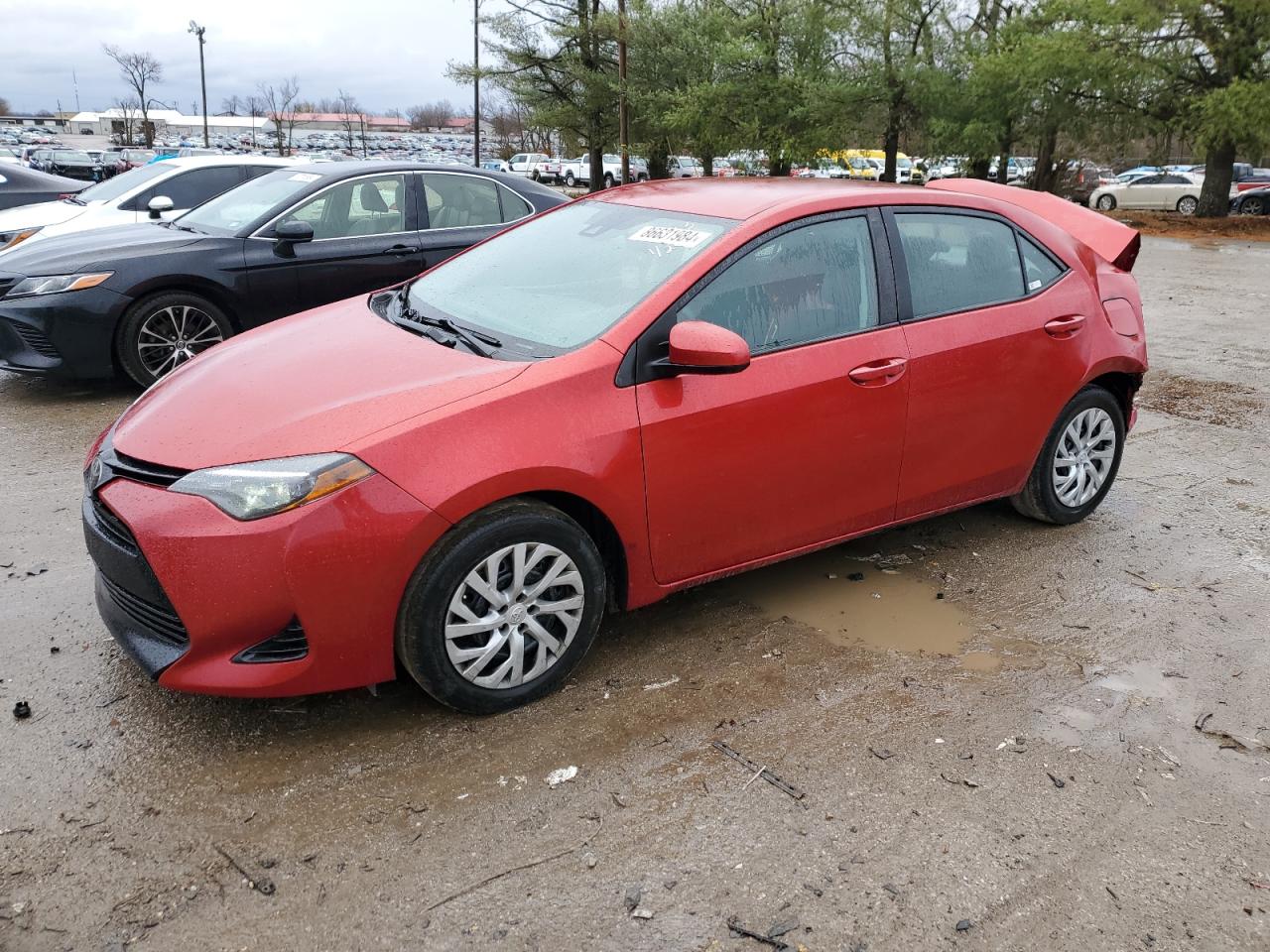 2018 Toyota Corolla L, VIN 5YFBURHE5JP801323 — Rear end