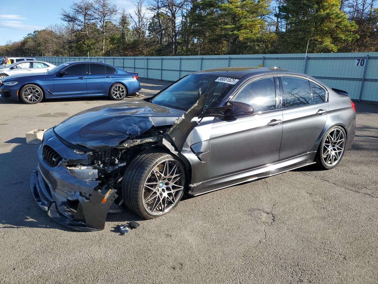 2017 BMW M3, VIN WBS8M9C53H5G84684 — Фото с аукциона