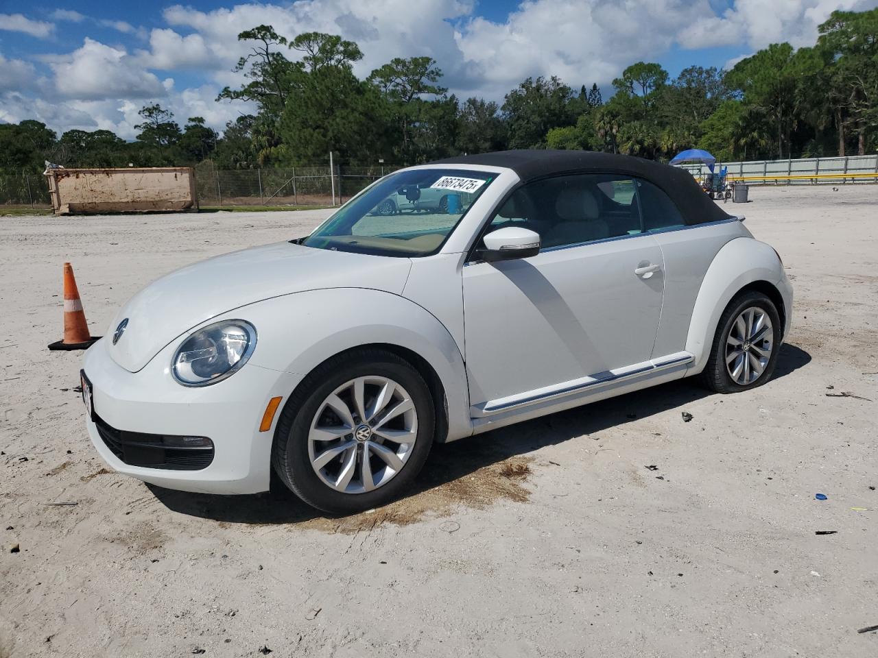 2014 Volkswagen Beetle 1.8T, VIN 3VW517AT3EM823995 — Partial repair