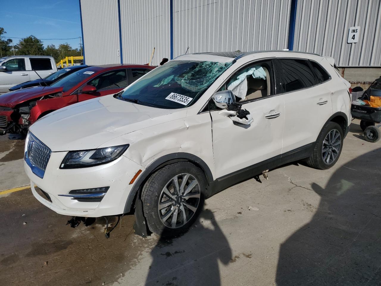 2019 Lincoln MKC Reserve, VIN 5LMCJ3D96KUL48846 — Rollover