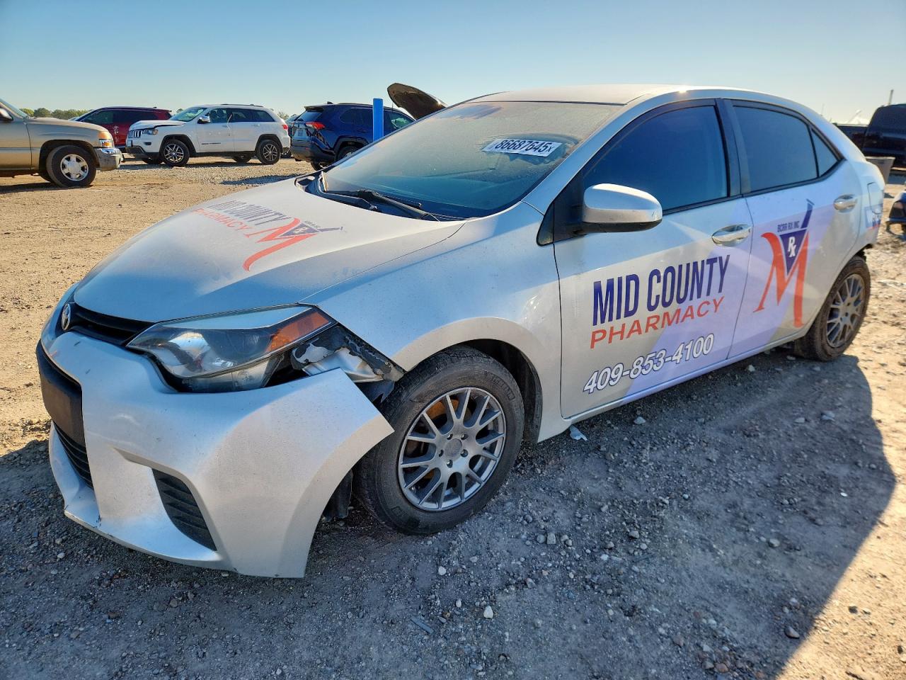 2015 Toyota Corolla S Plus, VIN 5YFBURHE6FP291846 — Rear end
