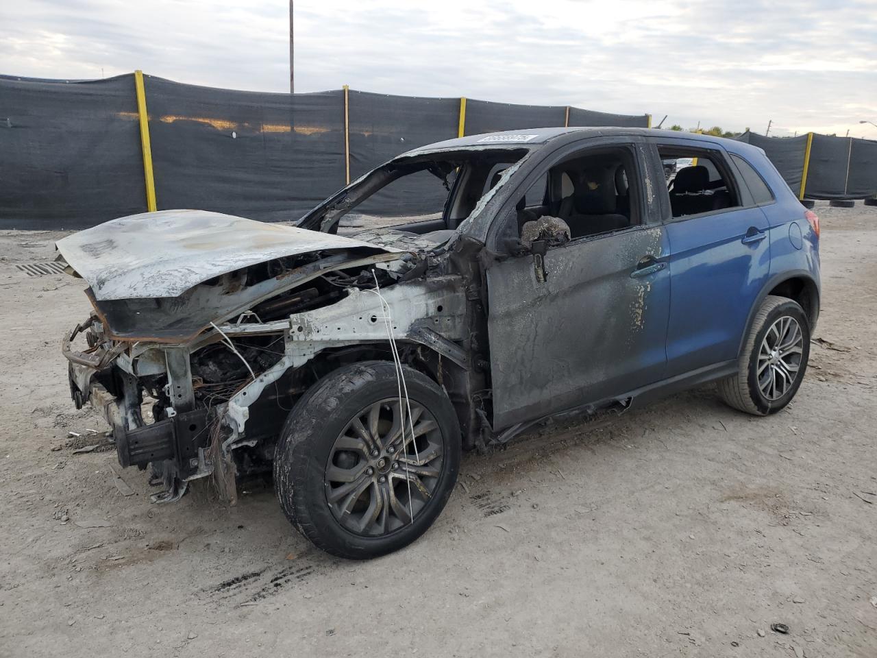 2016 Mitsubishi Outlander ES, VIN JA4AR3AW7GZ035505 — Engine fire