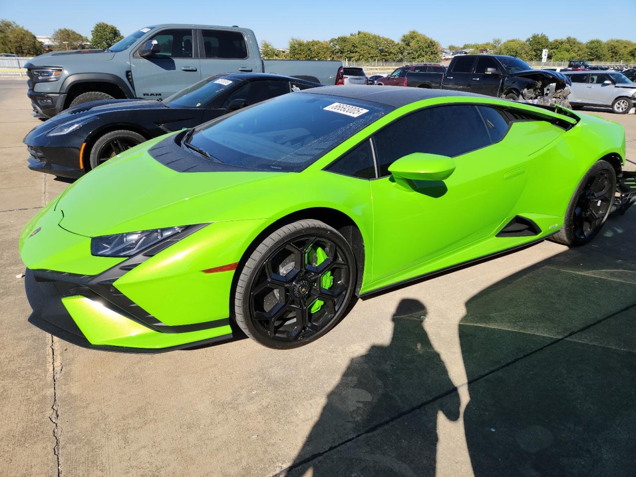 2024 Lamborghini Huracan Tecnica, VIN ZHWUB6ZF0RLA28716 — Rear end