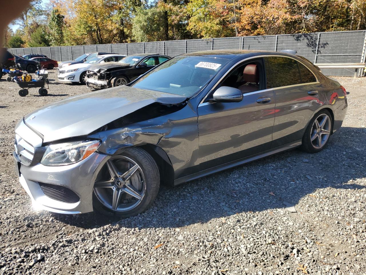 2017 Mercedes-Benz C 300, VIN 55SWF4JB4HU233861 — Front end