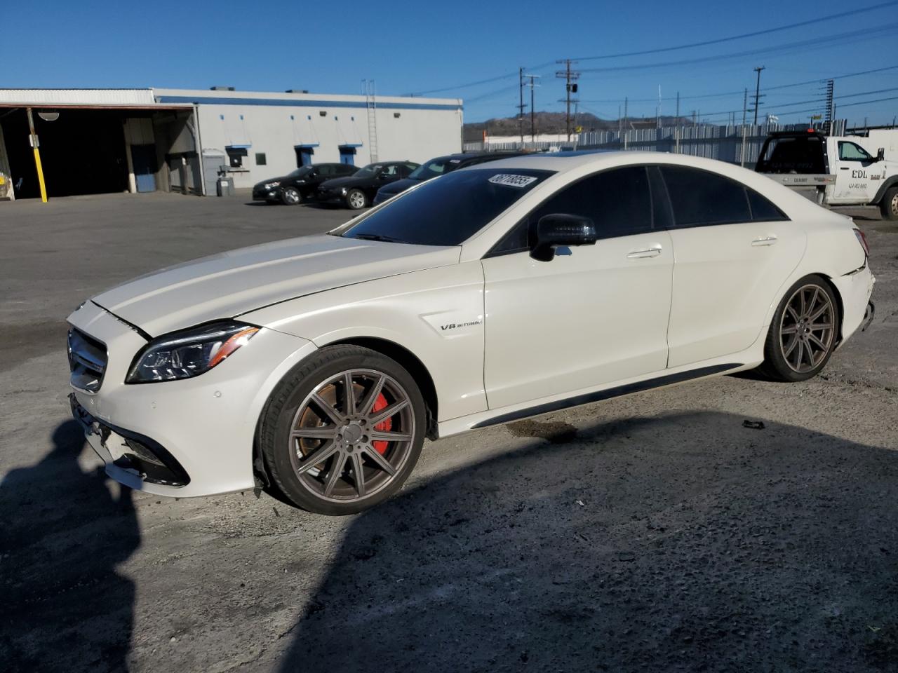 2017 Mercedes-Benz CLS AMG CLS 63 S, VIN WDDLJ7GB4HA198507 — Front end