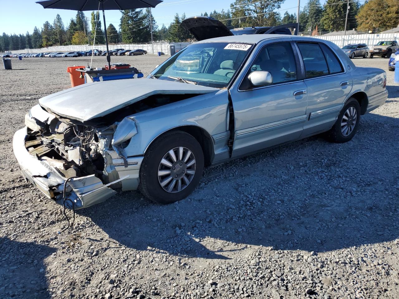 1995 Mercury Grand Marquis GS, VIN 2MELM74W0SX682633 — Undercarriage