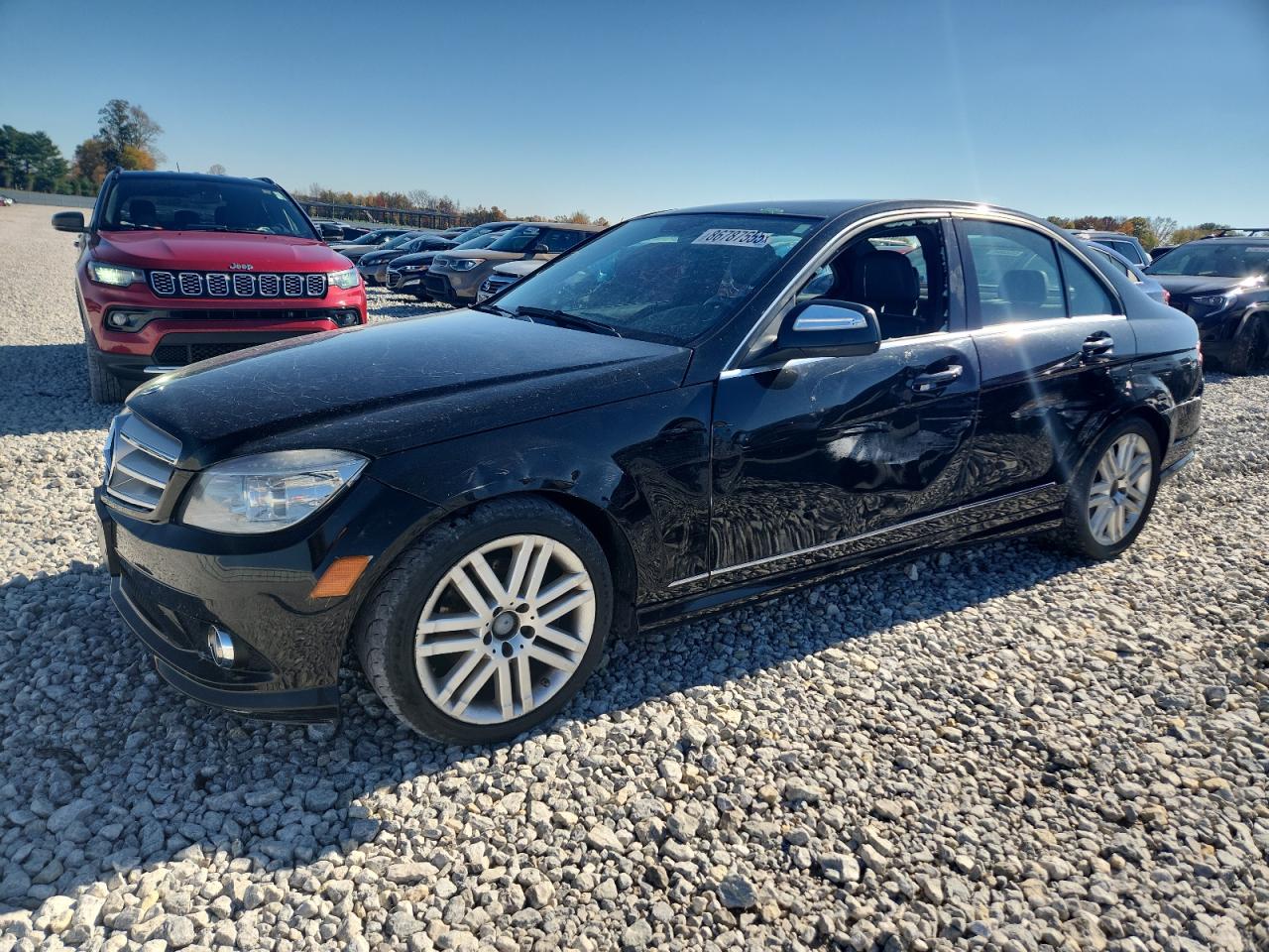 2009 Mercedes-Benz C 300 Sport, VIN WDDGF54X89R067414 — Frame damage
