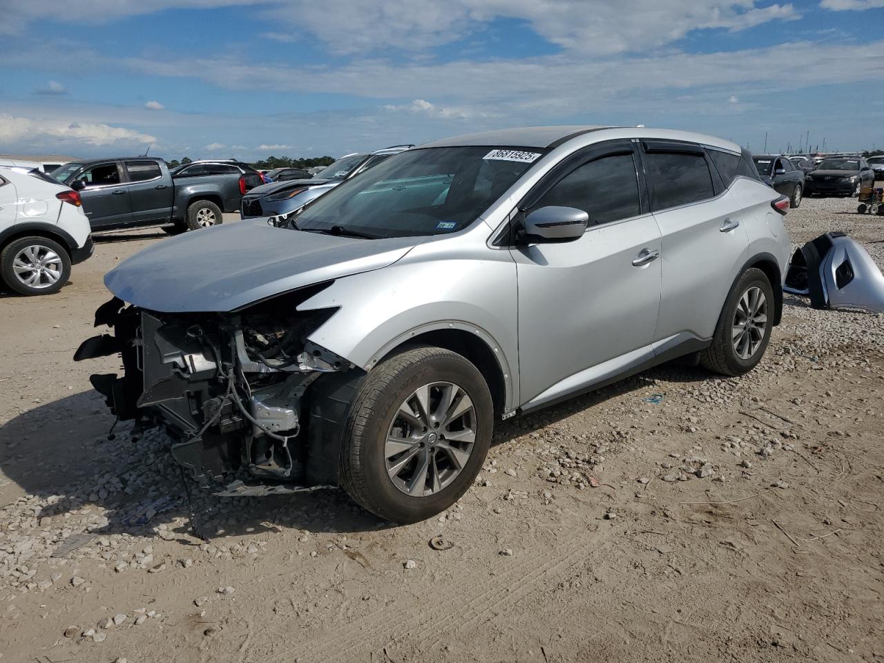 2018 Nissan Murano SV, VIN 5N1AZ2MG6JN129650 — Front end